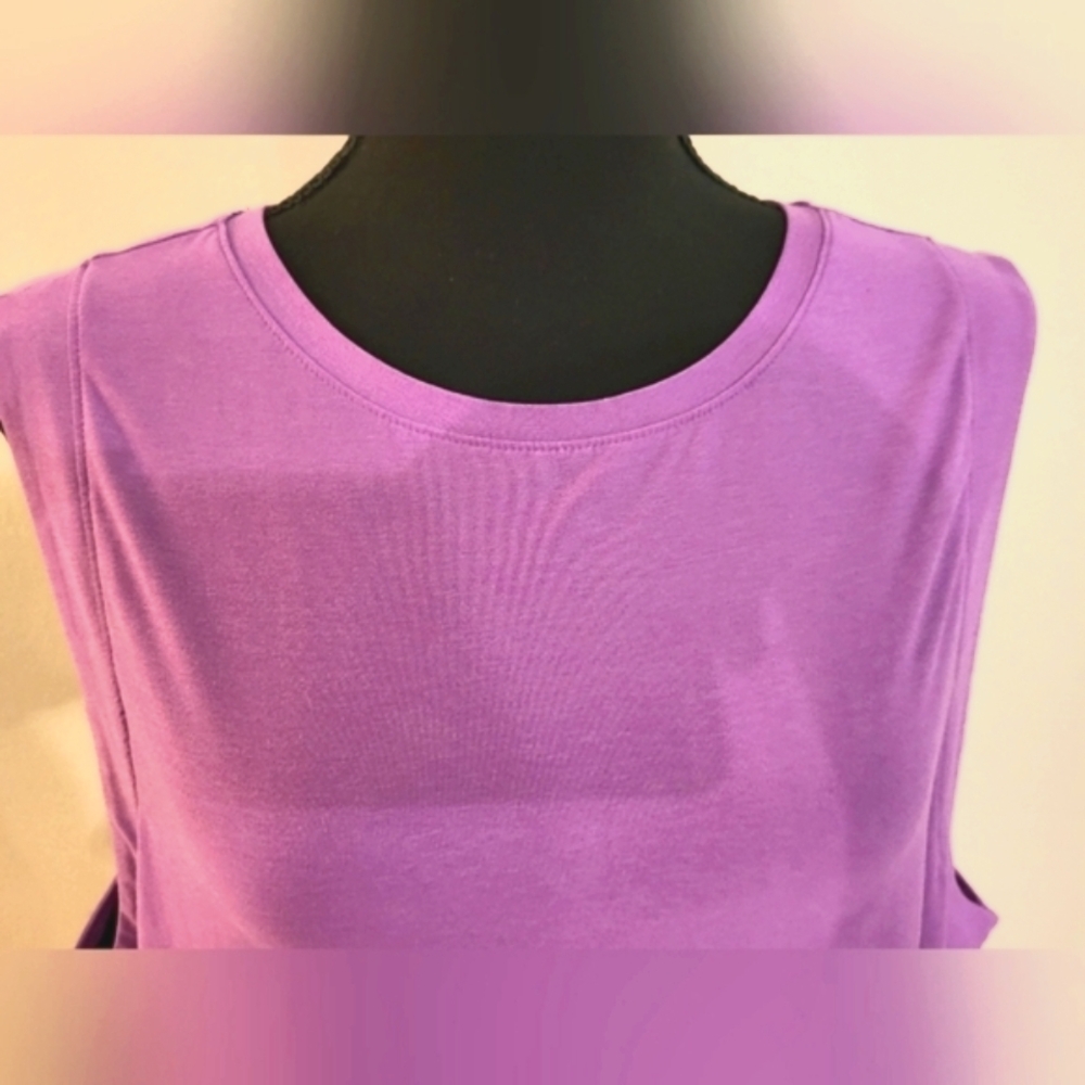 Old Navy‎ Purple Sleeveless Tank Top (Size XXL) - Picture 5 of 13